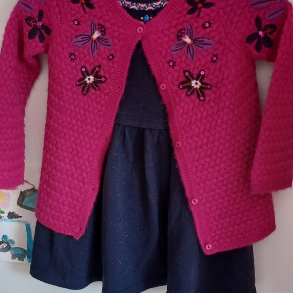 French Du Pareil Au Meme dress + sweater size 6 - Picture 4 of 13